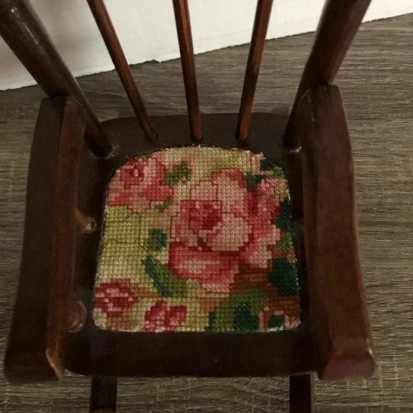 Vtg Doll Rocking Chair - Picture 5 of 7